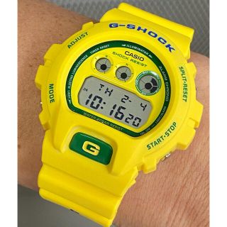 ジーショック(G-SHOCK)のG-SHOCK/限定/ワールドカップ/ブラジル/コラボ/黄/イエロー/箱付/美品(腕時計(デジタル))