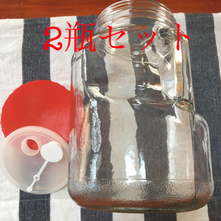 果実酒瓶　４L 国産品　2瓶セット(容器)