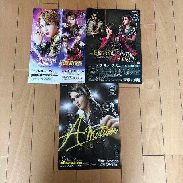 【宝塚】過去公演チラシ　宙組② エンタメ/ホビーのタレントグッズ(アイドルグッズ)の商品写真