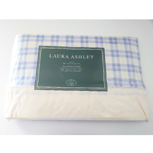 LAURA ASHLEY ローラアシュレイ フラットシーツ シングル