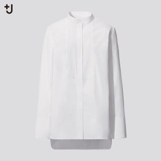 ジルサンダー(Jil Sander)のユニクロ　ジルサンダー　スーピマコットンタックシャツ(シャツ/ブラウス(長袖/七分))