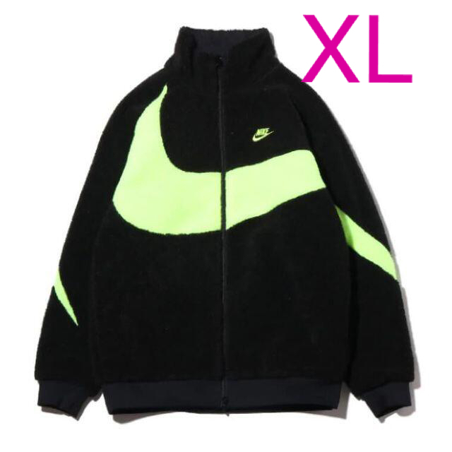 NIKE BIG SWOOSH BOA JACKET ブラック/ボルト