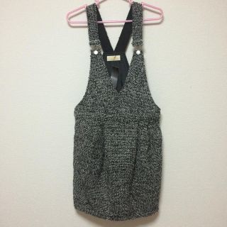 ダブルクローゼット(w closet)のI454★サロペット スカート 新品(サロペット/オーバーオール)