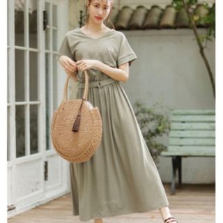 イング(INGNI)の蒼mam様専用☆（新品）イング　エスパンディー2Way／バックボタンワンピース(ロングワンピース/マキシワンピース)