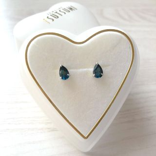 ジュエリーツツミ(JEWELRY TSUTSUMI)の最終値下げ‼️K10ホワイトゴールドロンドンブルーピアス(ピアス)