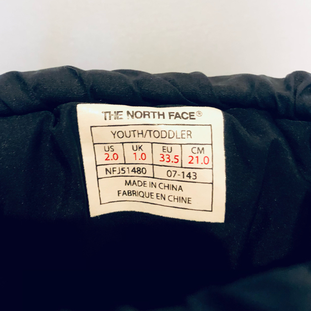 THE NORTH FACE(ザノースフェイス)のTHE NORTH FACE　ブーツ キッズ 21cm キッズ/ベビー/マタニティのキッズ靴/シューズ(15cm~)(ブーツ)の商品写真