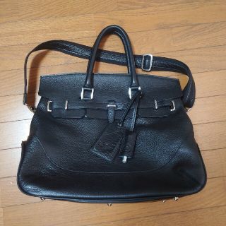 PELLE MORBIDA - ペッレモルビダ 被せ付ボストンバッグ(Mサイズ)の通販