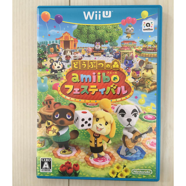 Wii U(ウィーユー)のWii U⭐️どうぶつの森amiiboフェスティバル エンタメ/ホビーのゲームソフト/ゲーム機本体(家庭用ゲームソフト)の商品写真