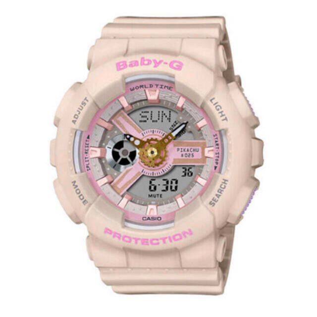 Baby-G(ベビージー)の新品・未開封！　Gショック　ピカチュウ　ポケモンコラボ　Baby-G レディースのファッション小物(腕時計)の商品写真