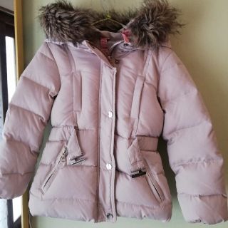 ザラキッズ(ZARA KIDS)の購入者決定済　美品フード　ベルト付き　ダウンジャケット　(ジャケット/上着)