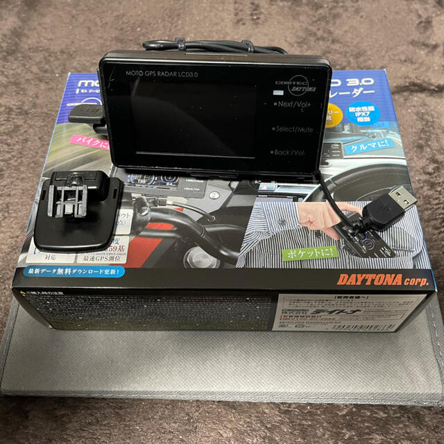 DAYTONA MOTO GPS RADAR LCD 3.0（おまけ付き）-