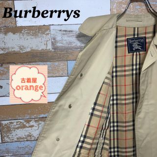 バーバリー(BURBERRY)の【Lサイズ】【90s】Burberry トレンチコート　ノバチェック　ジャケット(トレンチコート)