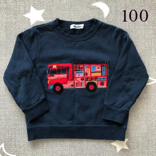 ファミリア(familiar)のご専用☆ファミリア　消防車トレーナー　100(Tシャツ/カットソー)