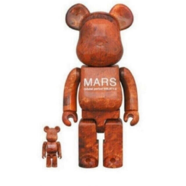 MEDICOM TOY(メディコムトイ)のBe@rbrick MARS 100% & 400% ベアブリック マーズ エンタメ/ホビーのフィギュア(その他)の商品写真