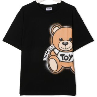 モスキーノ(MOSCHINO)の【新作】モスキーノ　ビッグベアTシャツ　ブラック　14(Tシャツ(半袖/袖なし))