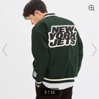 ジーユー(GU)の新品未開封 NFL   ニューヨークジェッツ スタジャン Sサイズ(スタジャン)