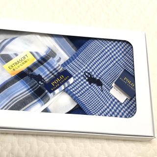 ポロラルフローレン(POLO RALPH LAUREN)の【ゆま様】POLO ラルフローレン ハンカチ＆タオルハンカチ2枚セット(ハンカチ/ポケットチーフ)