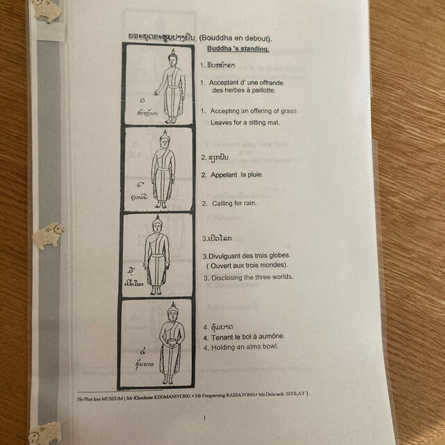 ラオスの仏像説明書 エンタメ/ホビーの本(その他)の商品写真