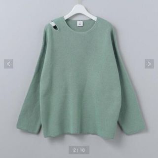 ビューティアンドユースユナイテッドアローズ(BEAUTY&YOUTH UNITED ARROWS)の【ととも様専用】6(roku) BOTANICAL DYE SLIT KNIT(ニット/セーター)