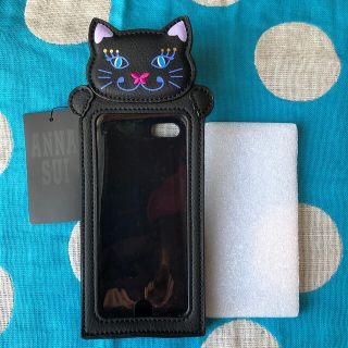 アナスイ(ANNA SUI)の未使用　アナスイ　猫のスマートフォンケース　iPhone 7(モバイルケース/カバー)