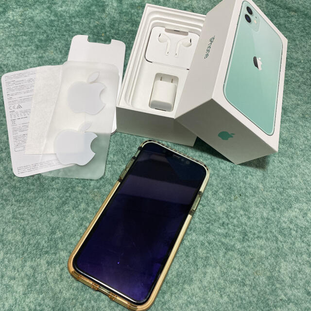 スマホ/家電/カメラiPhone11 グリーン128GB⭐︎SIMフリー