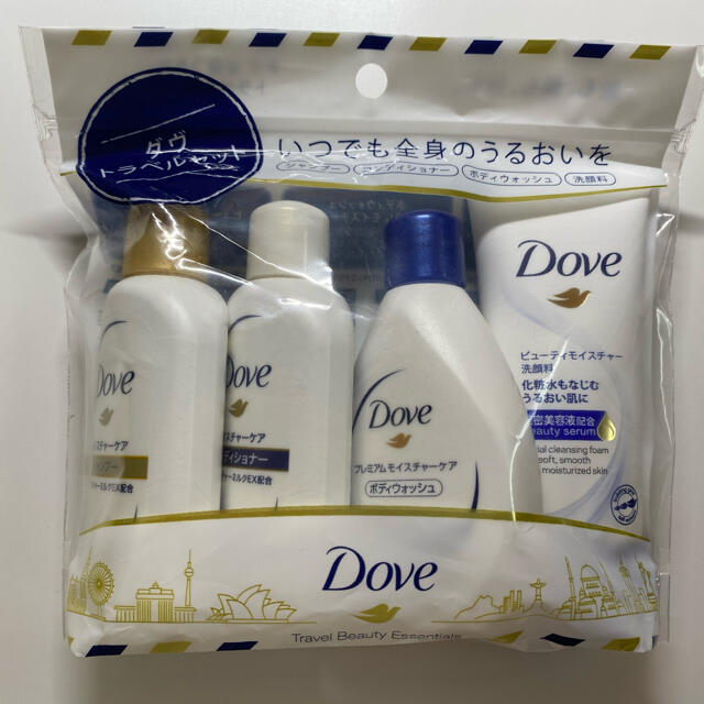 Unilever(ユニリーバ)のDove ダヴ　トラベル　セット インテリア/住まい/日用品の日用品/生活雑貨/旅行(旅行用品)の商品写真