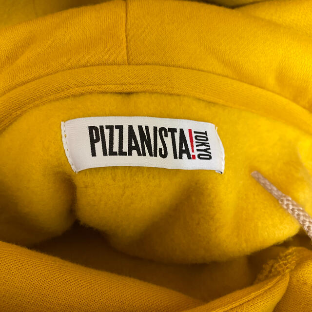 PIZZANISTA I BOUGHT THIS HOODIE 黄 L フーディ 3