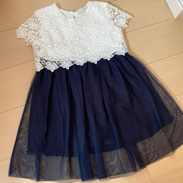 ZARA KIDS(ザラキッズ)のSALE⚫ZARA GIRLS★128cm ドッキングワンピース キッズ/ベビー/マタニティのキッズ服女の子用(90cm~)(ワンピース)の商品写真