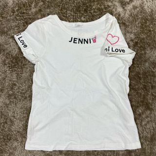 ジェニィ(JENNI)のJENNI 肩ハート型シースル入　半袖Tシャツ(Tシャツ/カットソー)