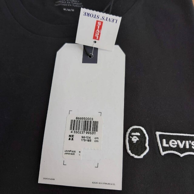 ★値下げしました★BAPE X LEVI’S TEE Tシャツ Lサイズ