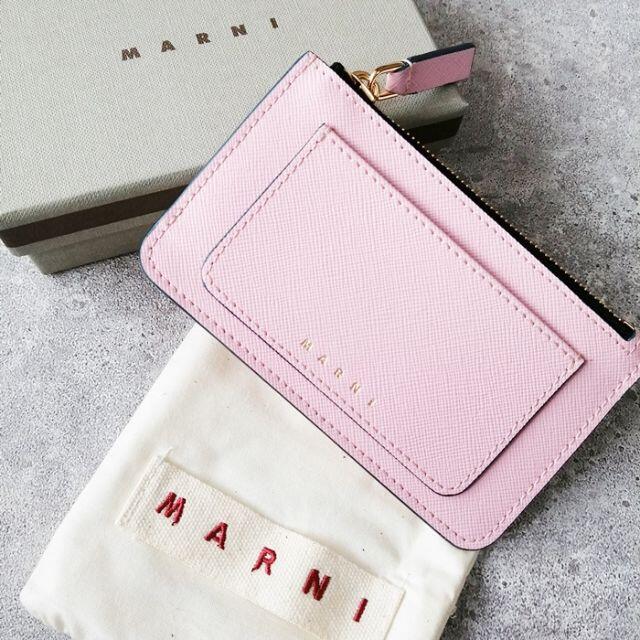 MARNI　サフィアーノ カードホルダー コインケース 財布ファッション小物