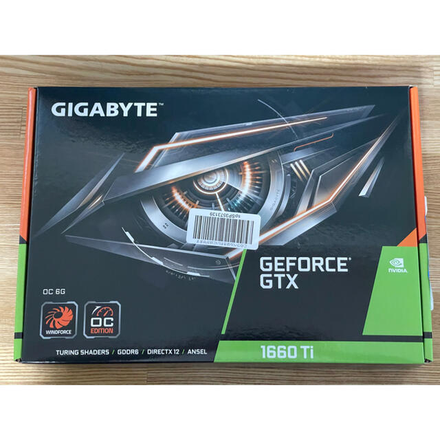 ギガバイトgigabyte geforce gtx1660ti oc6g