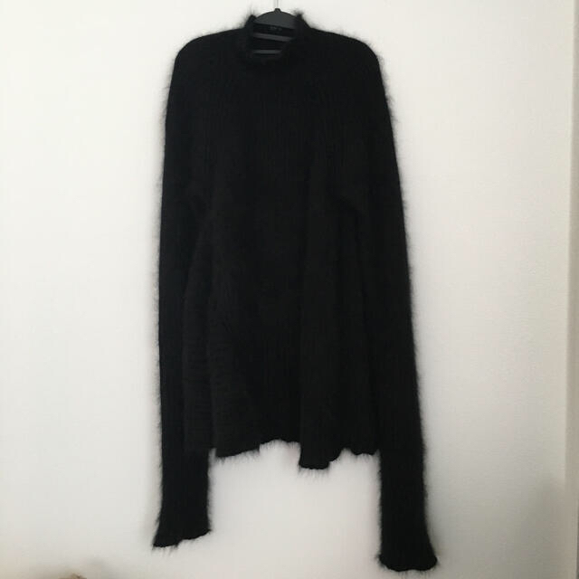 DEPT(デプト)の美品【mother】SONIA angora knit tunic ブラック レディースのトップス(ニット/セーター)の商品写真