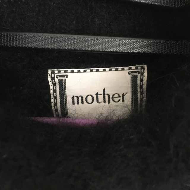 DEPT(デプト)の美品【mother】SONIA angora knit tunic ブラック レディースのトップス(ニット/セーター)の商品写真