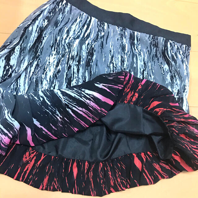 DOUBLE STANDARD CLOTHING(ダブルスタンダードクロージング)のシフォン　プリーツスカート  レディースのスカート(ミニスカート)の商品写真