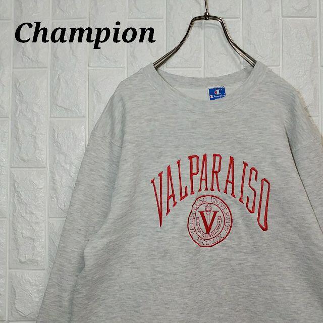 Champion(チャンピオン)のチャンピオン USA製 スウェット トレーナー 刺繍 カレッジ 薄手 メンズのトップス(スウェット)の商品写真