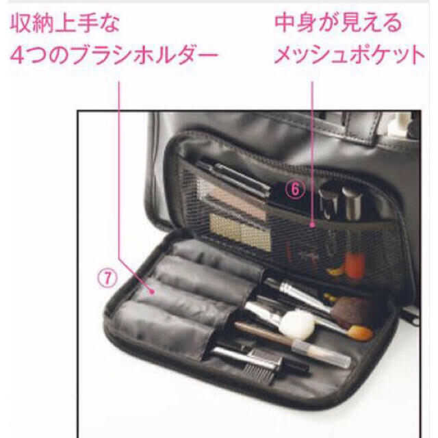 shu uemura(シュウウエムラ)の　シュウウエムラ　メイクアップアーティストバッグ　＆ROSY 付録 レディースのファッション小物(ポーチ)の商品写真