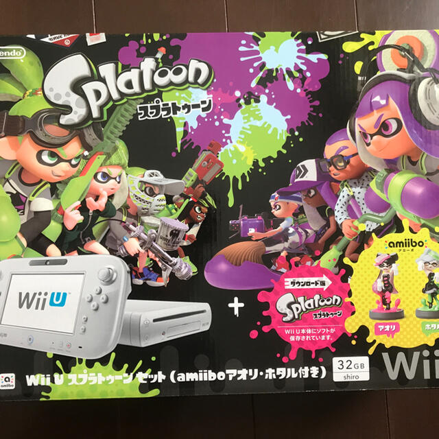 Wii U スプラトゥーン セット（amiiboアオリ・ホタル無し）/Wii U