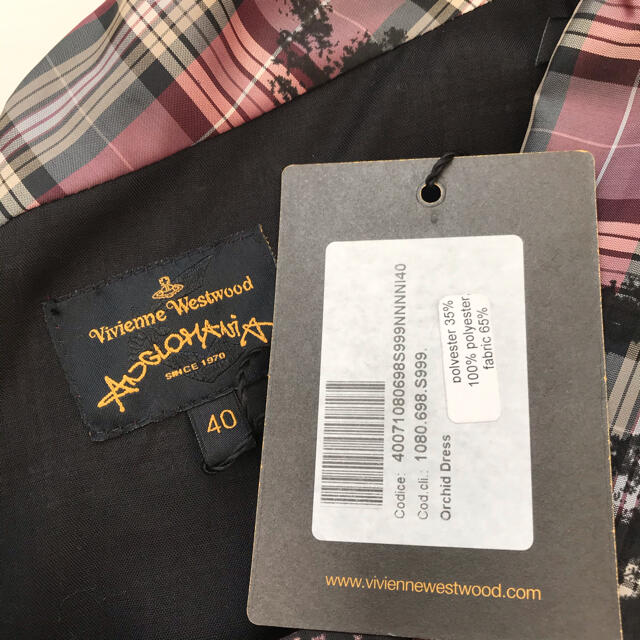 Vivienne Westwood(ヴィヴィアンウエストウッド)の新品 ヴィヴィアンウエストウッド アングロマニア ワンピース ドレス レディースのワンピース(ひざ丈ワンピース)の商品写真