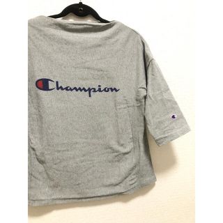 チャンピオン(Champion)の七分袖 スウェット ４月限定お値下げ中(カットソー(長袖/七分))