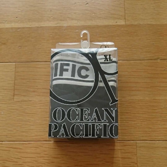 OCEAN PACIFIC(オーシャンパシフィック)の新品 OP メンズ サポーター トランクス XL 水着 ブラック ホワイト メンズの水着/浴衣(水着)の商品写真