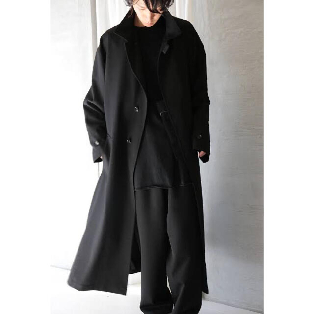 yohji yamamoto 17AW ウールギャバレインコート