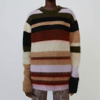 アクネ(ACNE)のAcne Studios マルチカラーボーダーニット(ニット/セーター)