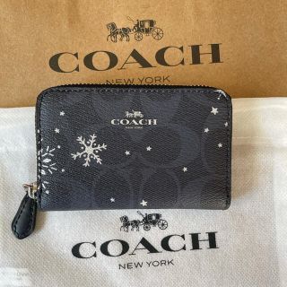 コーチ(COACH)のcoach コインケース　スノーフレーク柄　新品未使用(コインケース)