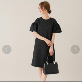 アーバンリサーチドアーズ 肩レース ドレス ワイン
