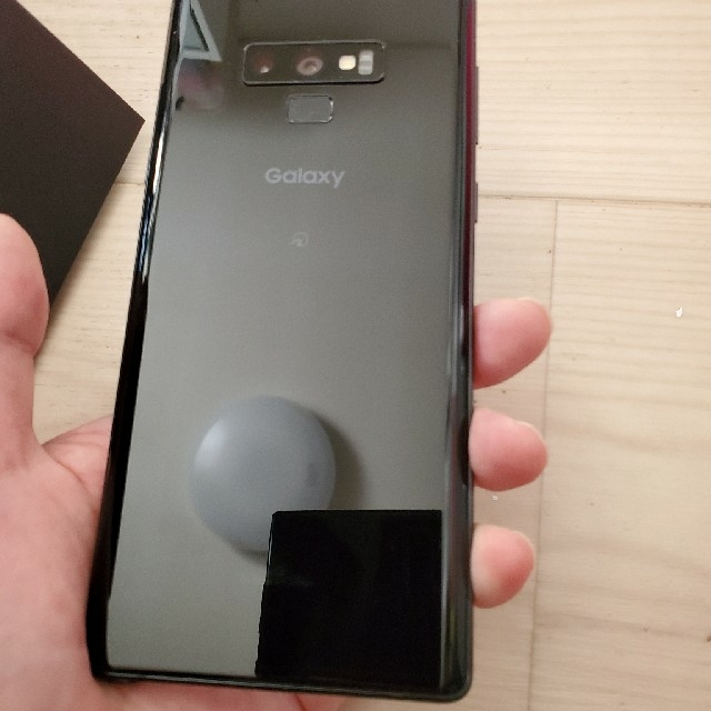 galaxxxy(ギャラクシー)のGalaxy Note9 Midnight Black 128 GB au スマホ/家電/カメラのスマートフォン/携帯電話(スマートフォン本体)の商品写真