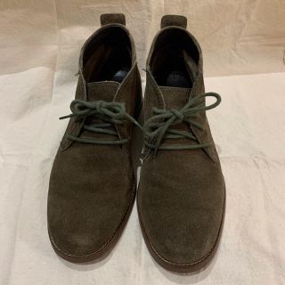 コールハーン(Cole Haan)のCOLE HAAN  スエードブーツ　カーキ　サイズ8(ブーツ)