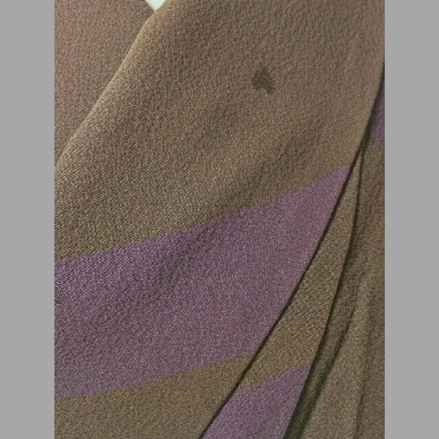 【 美品です‼ 】 辻村寿三郎 小紋着物 小紋  正絹 紫色 パープル系