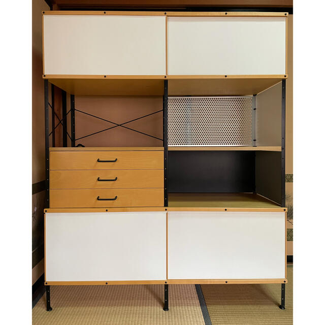 EAMES(イームズ)のらくまさん専用 MODERNICA Storage Unit  美品 インテリア/住まい/日用品の収納家具(棚/ラック/タンス)の商品写真