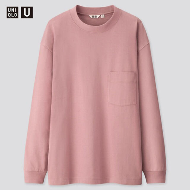 UNIQLO(ユニクロ)の専用です！Uniqlo U  ロンT  メンズ　パープル メンズのトップス(Tシャツ/カットソー(七分/長袖))の商品写真